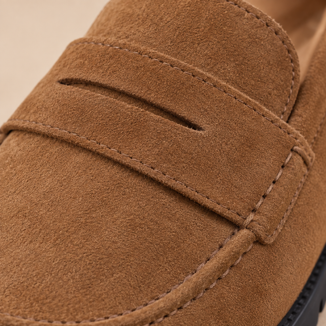 Damesloafers met suède bovenwerk voor dagelijks gebruik