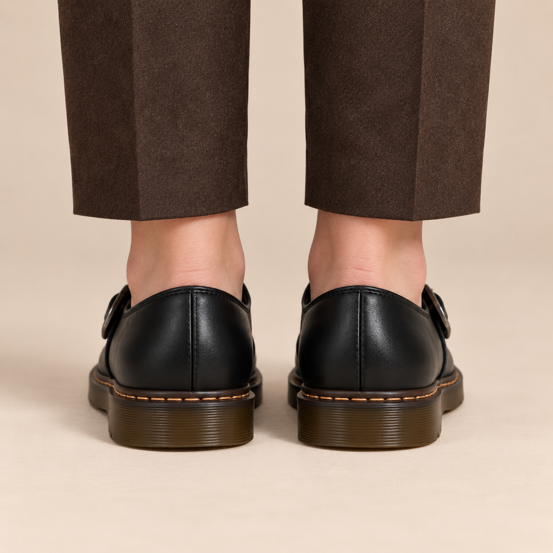 Platte mary janes voor dames met gespbandje voor dagelijks gebruik