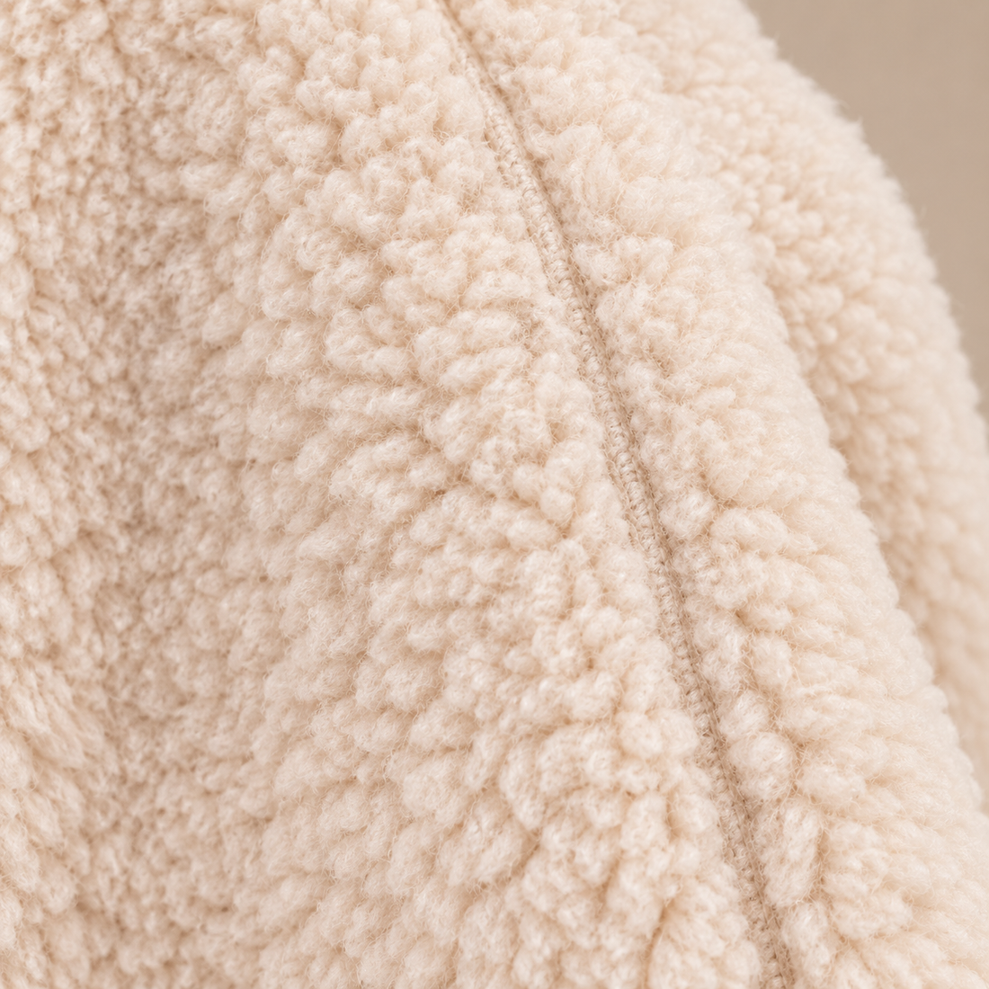 Lange teddyjas voor dames met capuchonkraag en losse pasvorm