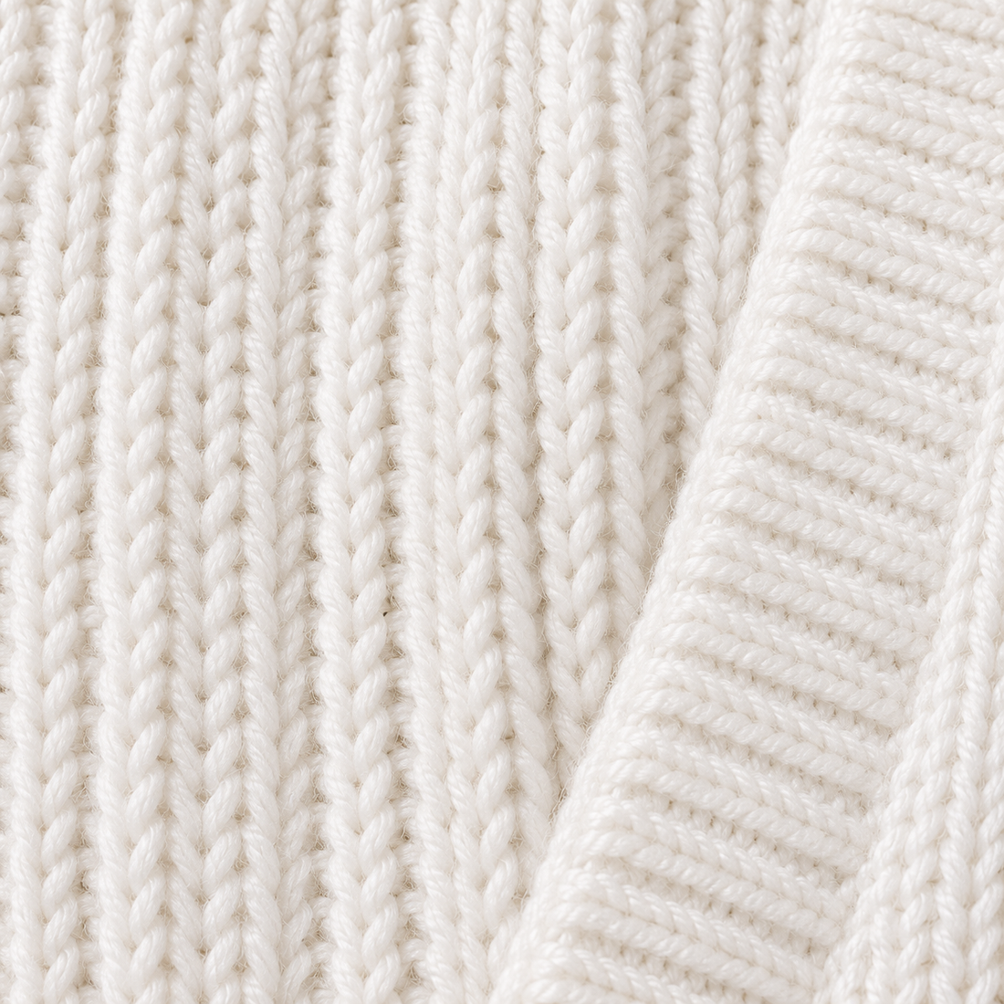 Damesvest met V-hals en ribstructuur