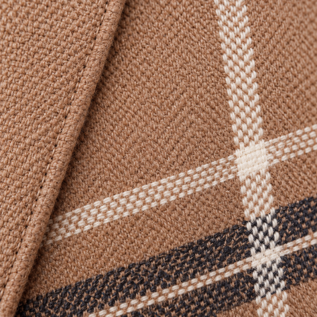 Damesblazer met revers en gestructureerd oppervlak