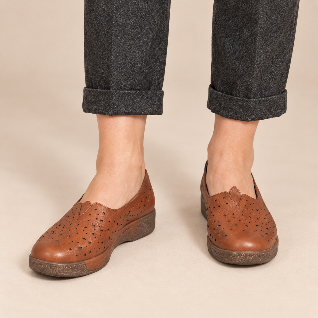 Loafers voor dames in instapmodel met gepolsterde zool