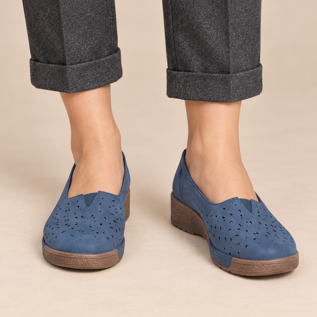 Loafers voor dames in instapmodel met gepolsterde zool