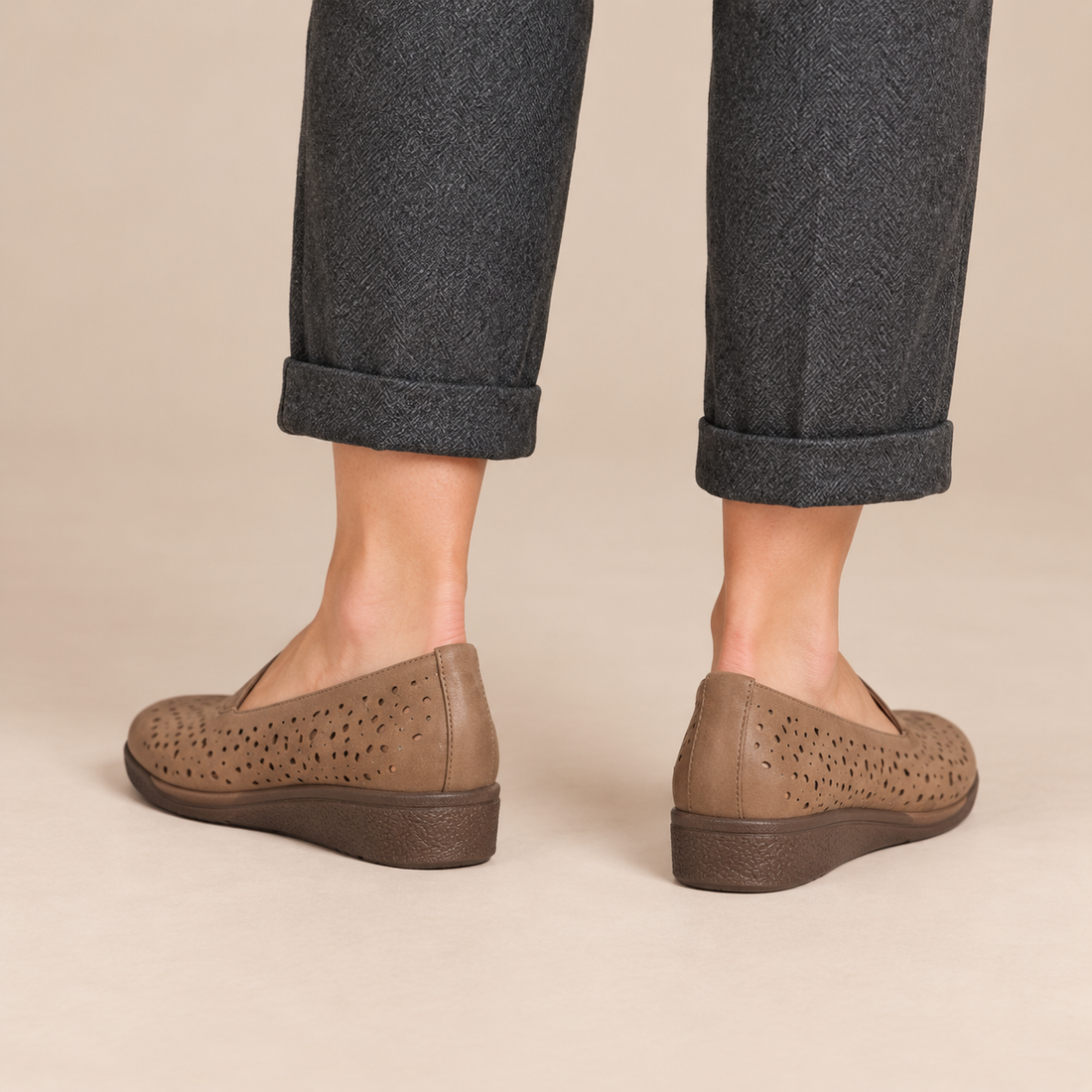 Loafers voor dames in instapmodel met gepolsterde zool