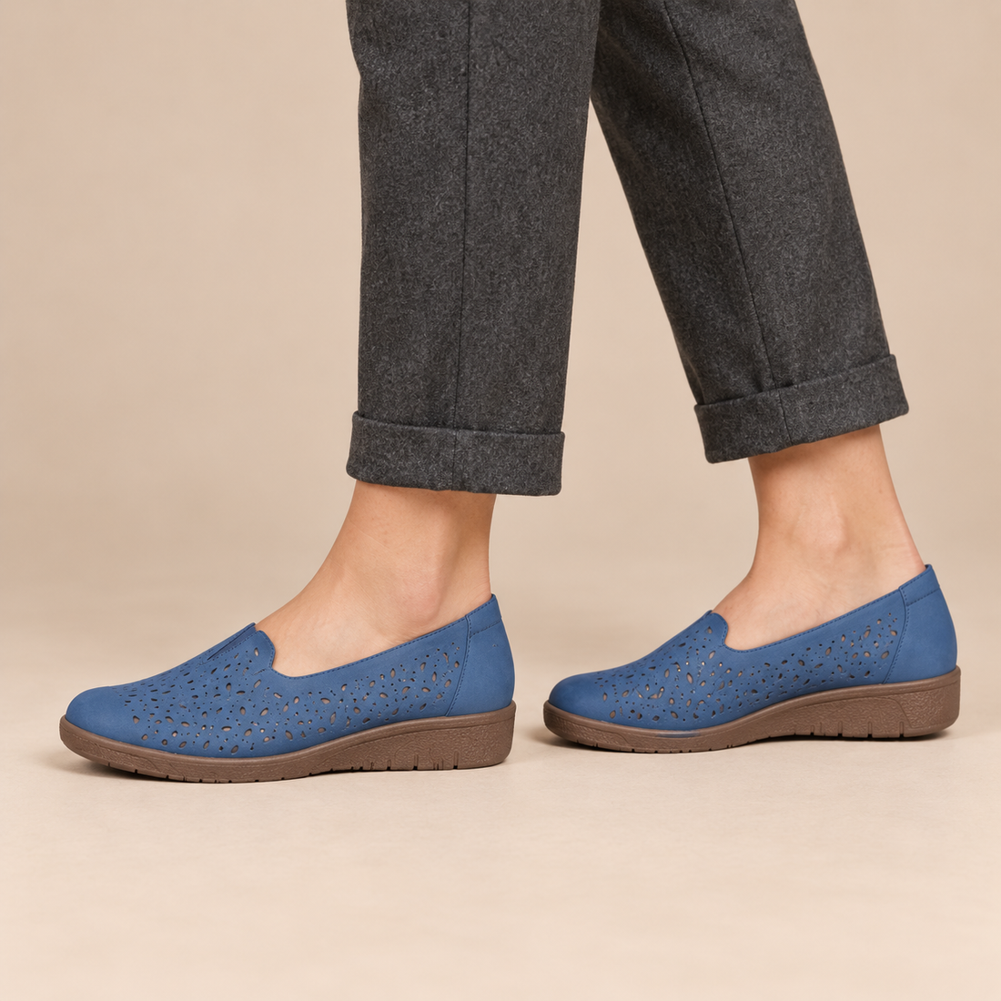 Loafers voor dames in instapmodel met gepolsterde zool