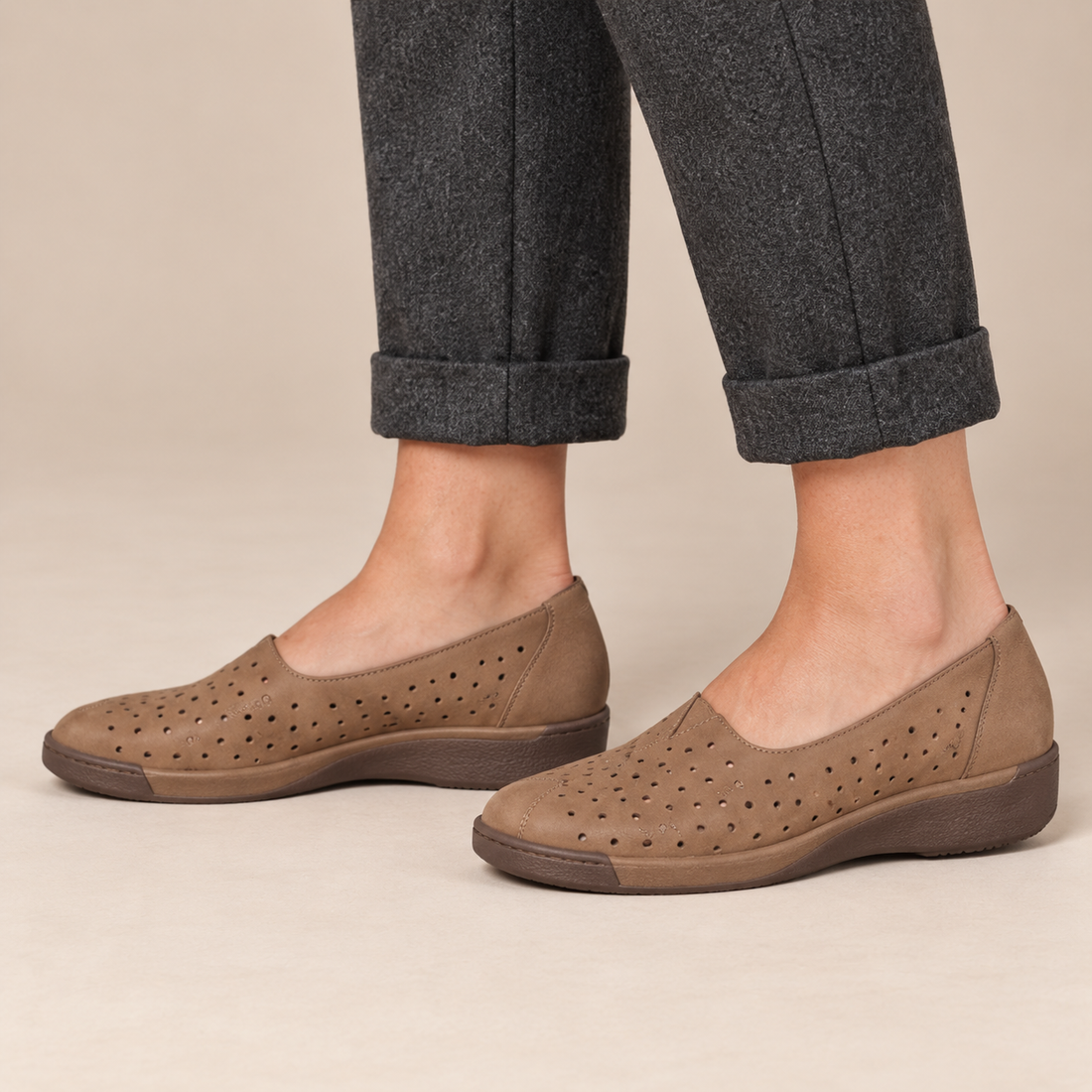 Loafers voor dames in instapmodel met gepolsterde zool