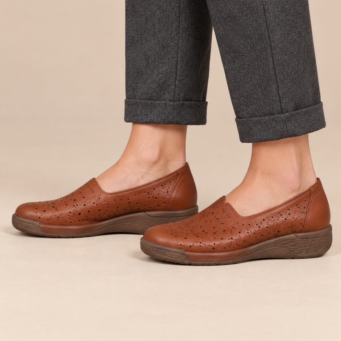 Loafers voor dames in instapmodel met gepolsterde zool