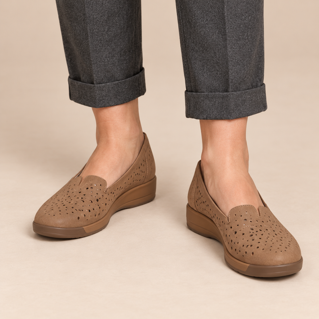 Loafers voor dames in instapmodel met gepolsterde zool