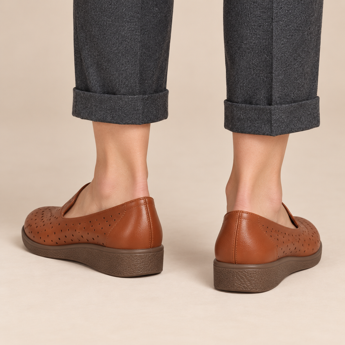 Loafers voor dames in instapmodel met gepolsterde zool