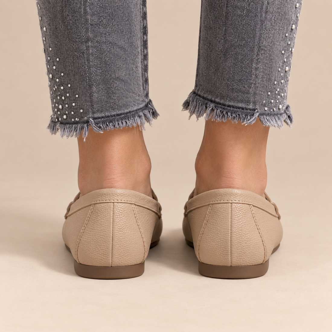 Leren loafers voor dames met leren bovenwerk voor elke dag