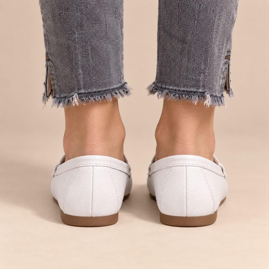 Leren loafers voor dames met leren bovenwerk voor elke dag
