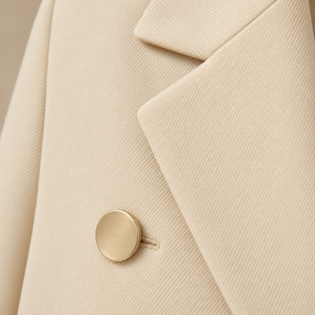 Dubbelrijige damesblazer met reverskraag