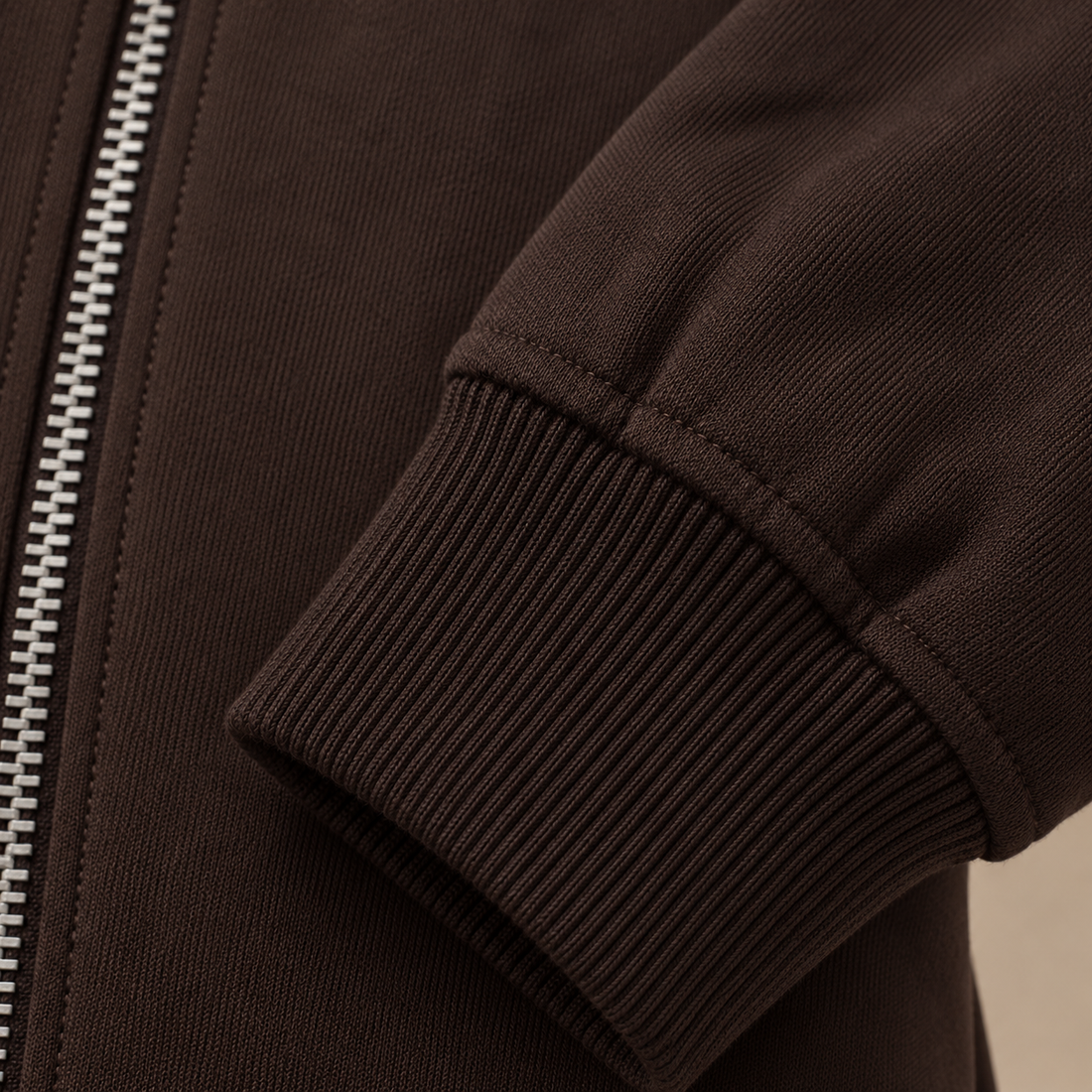 Bomberjack voor dames met ritssluiting en geribde boorden