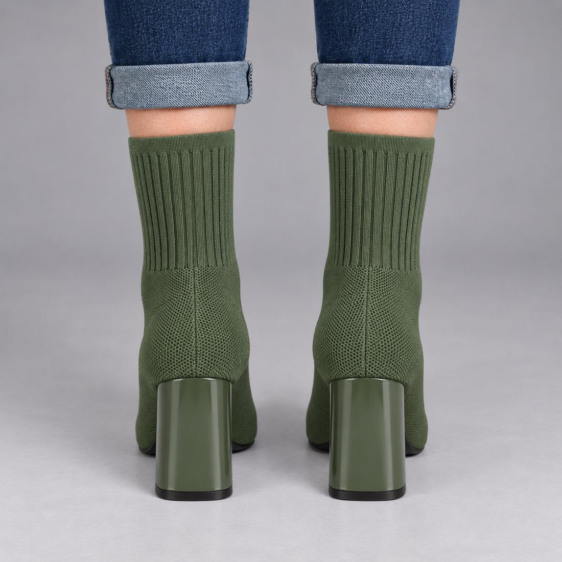 Leren enkellaarsjes voor dames in instapmodel voor de herfst
