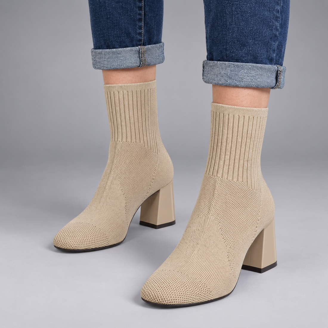 Leren enkellaarsjes voor dames in instapmodel voor de herfst