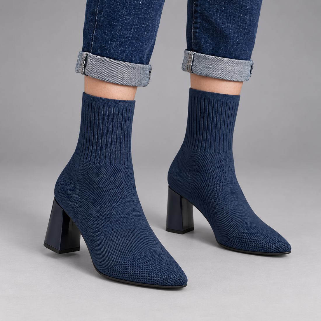 Leren enkellaarsjes voor dames in instapmodel voor de herfst