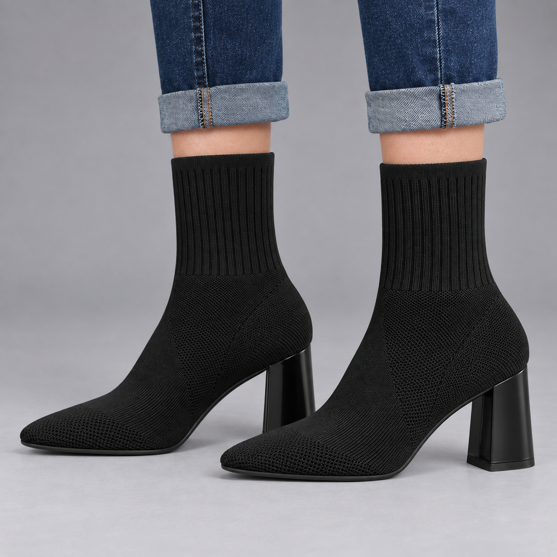 Leren enkellaarsjes voor dames in instapmodel voor de herfst