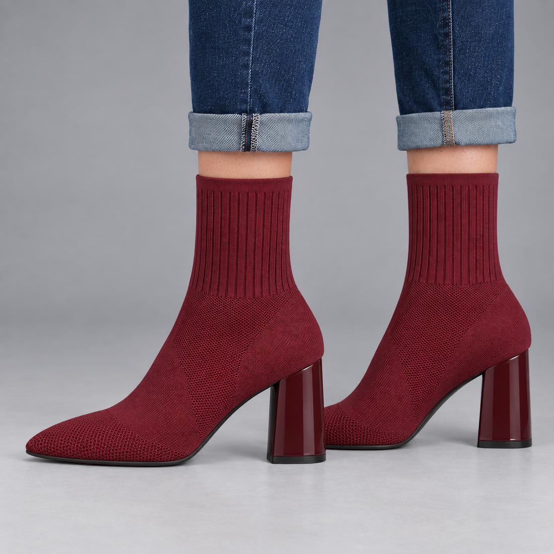 Leren enkellaarsjes voor dames in instapmodel voor de herfst