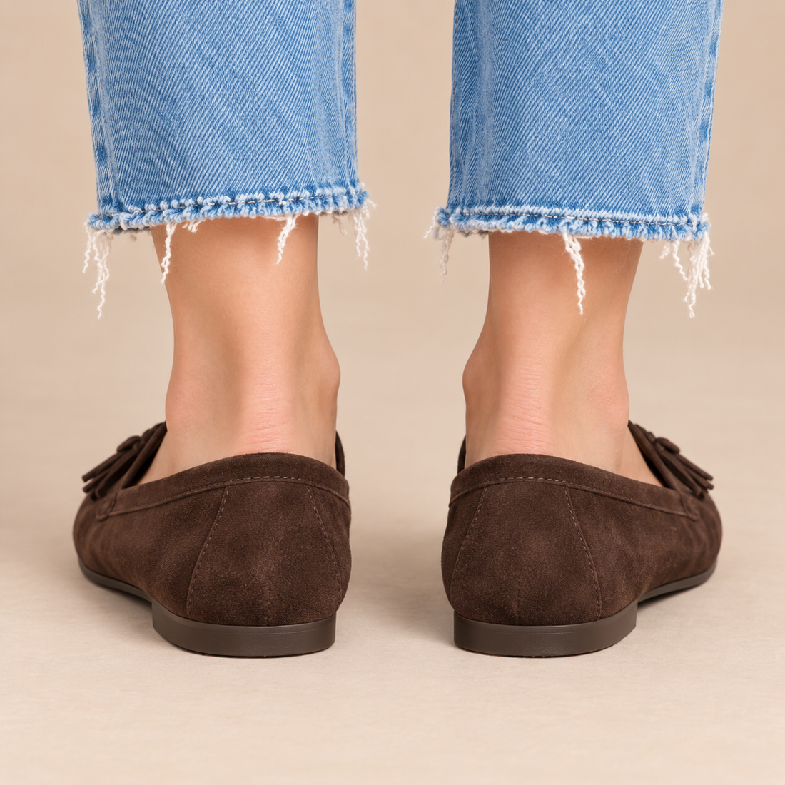 Platte loafers voor dames met kwastje voor dagelijks gebruik