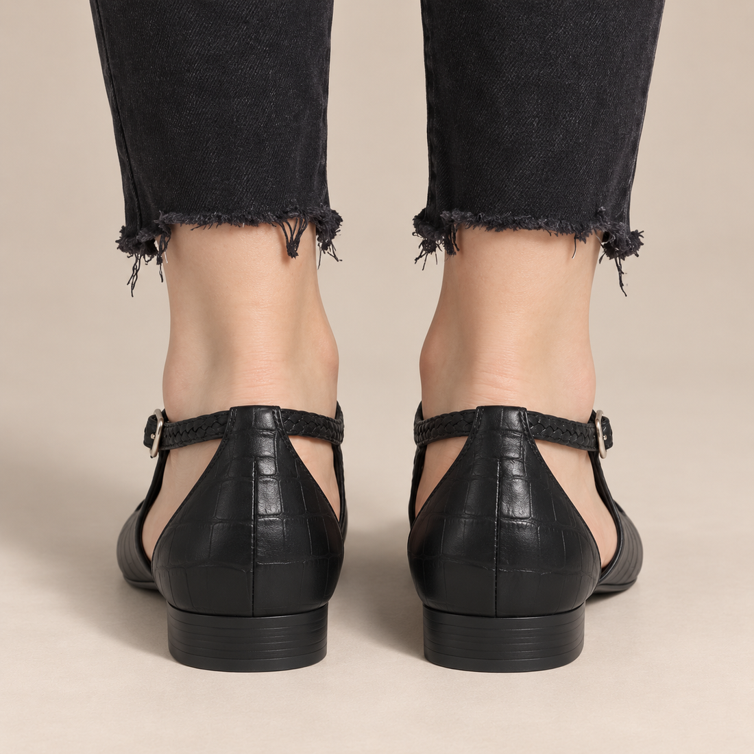 Platte mary janes voor dames met gespsluiting voor dagelijks gebruik
