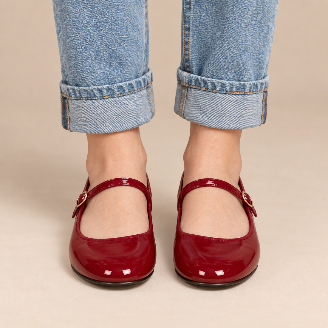 Mary janes voor dames met gespbandje voor dagelijks gebruik