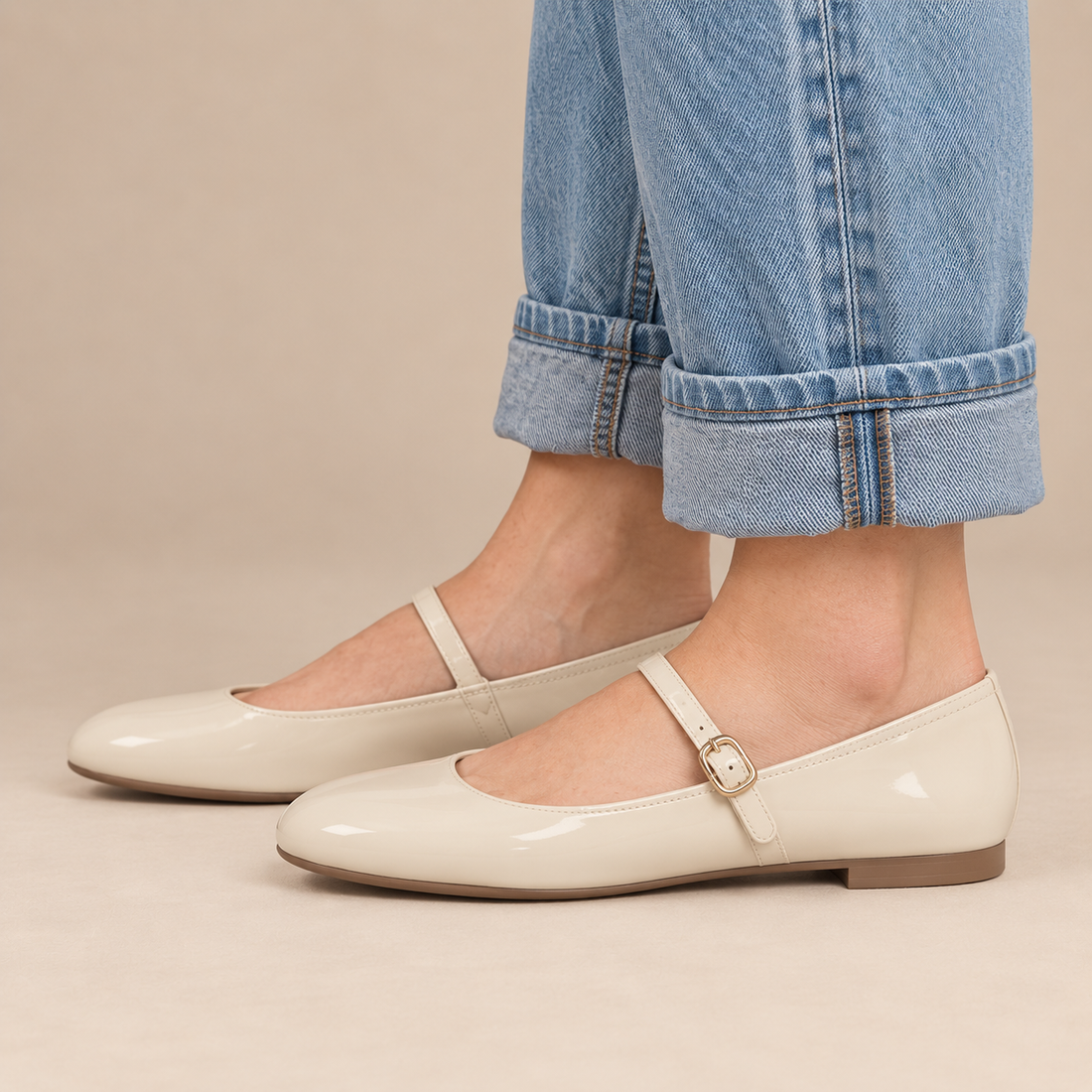 Mary janes voor dames met gespbandje voor dagelijks gebruik