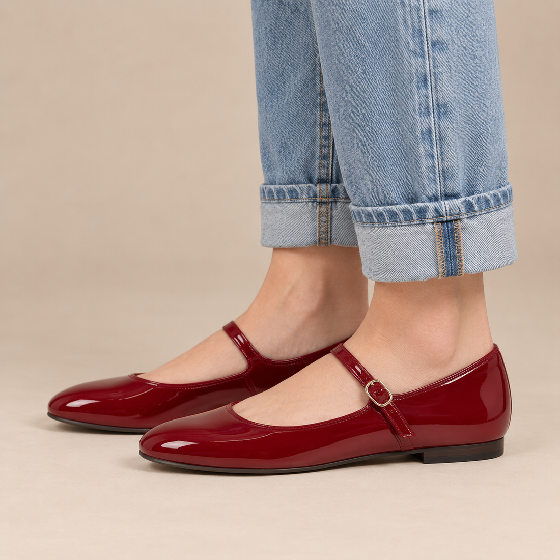 Mary janes voor dames met gespbandje voor dagelijks gebruik