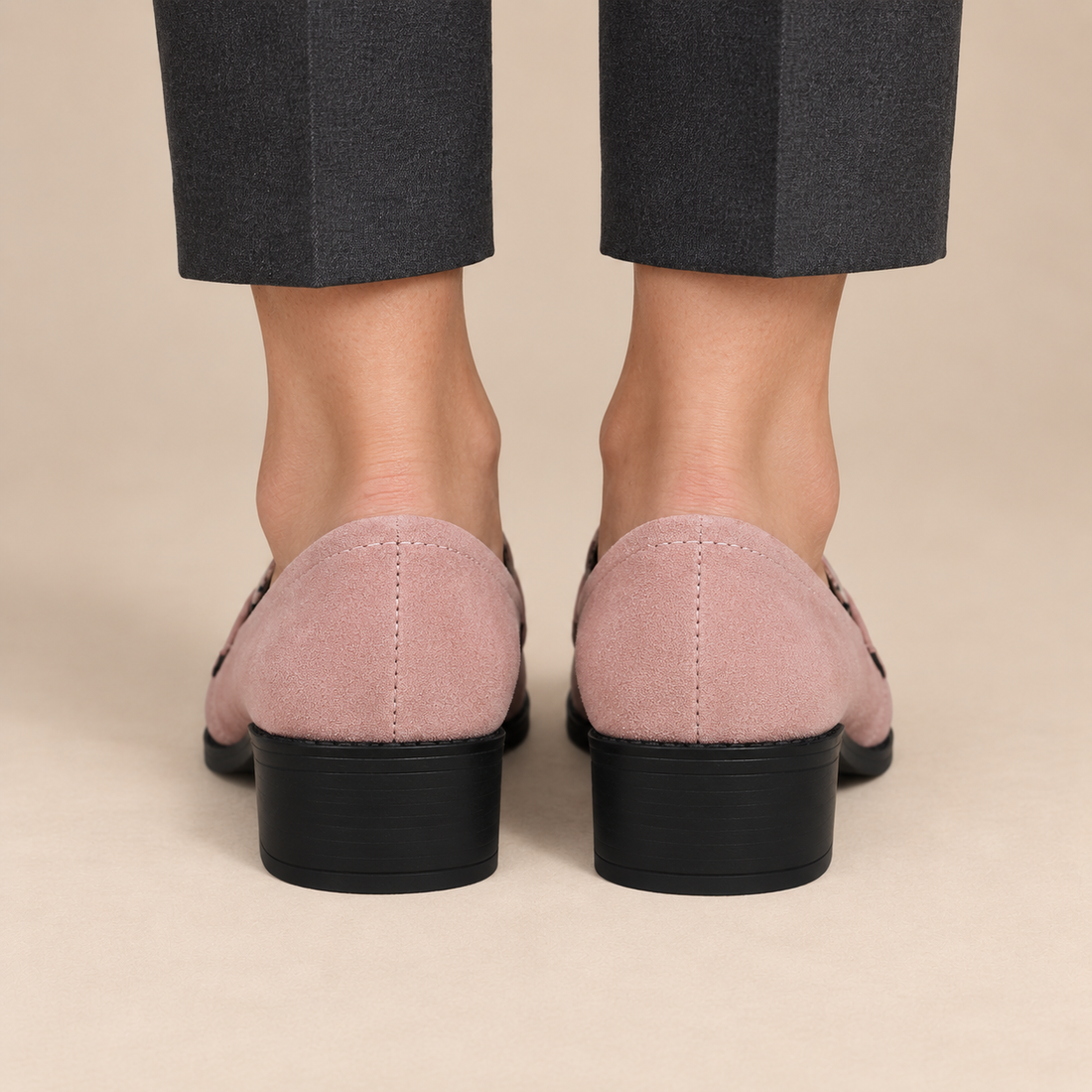 Instaploafers voor dames met luipaardprint en lage blokhak