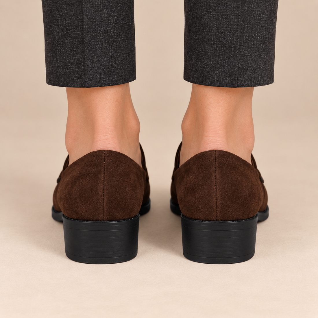 Instaploafers voor dames met luipaardprint en lage blokhak