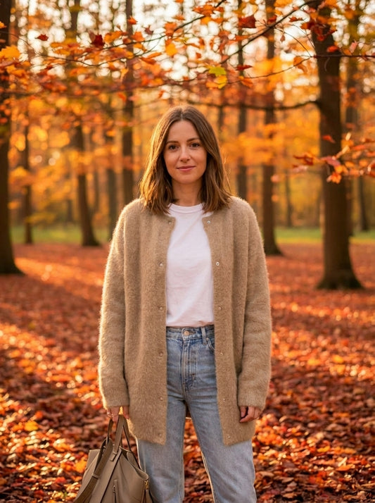 Women’s Elegant Long Cardigan Sweater